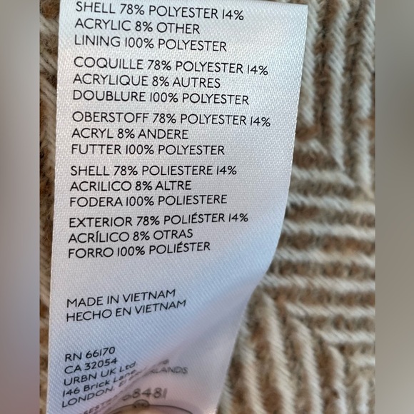 Pilcro lined blazer, Oatmeal size L - Picture 2 of 7